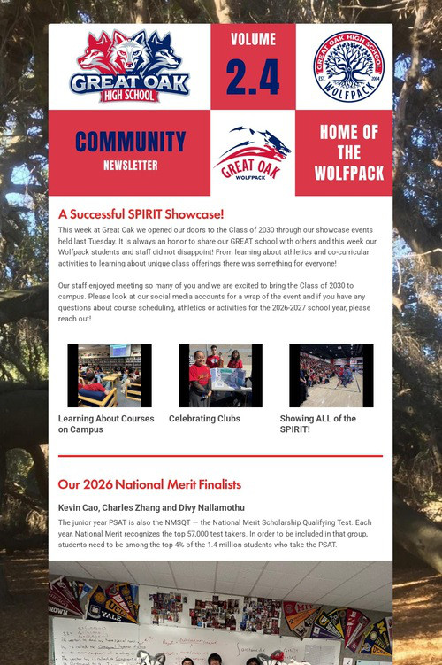 Great Oak - Newsletter Volume 2.4