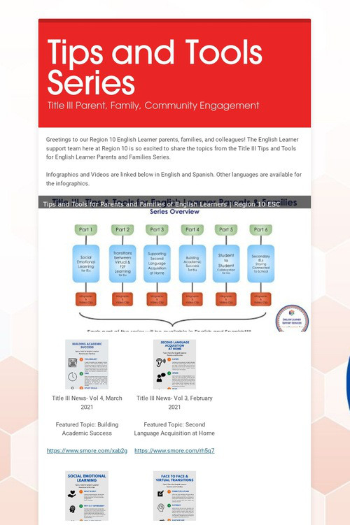 Tips and Tools Series