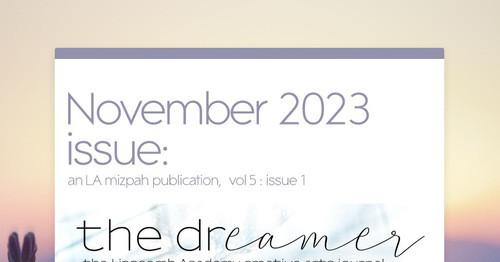 November 2023 issue: