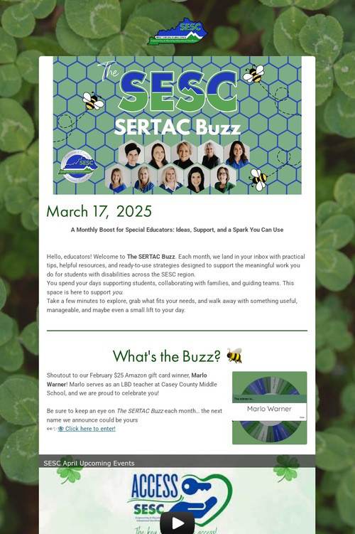 The SERTAC Buzz