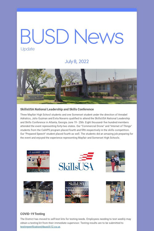 BUSD News