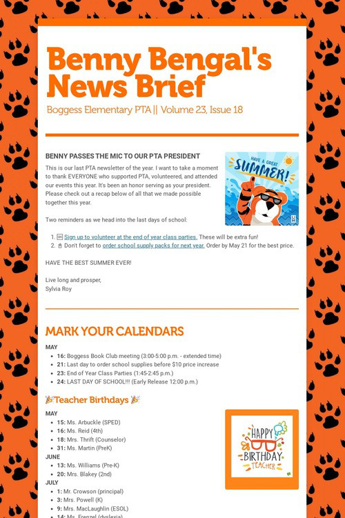 Benny Bengal's News Brief