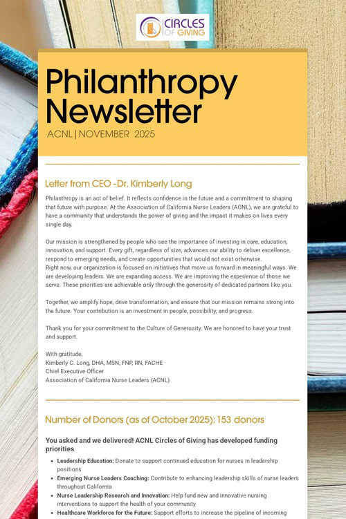 Philanthropy Newsletter