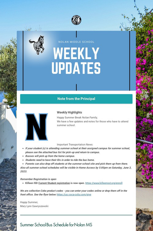 School Update