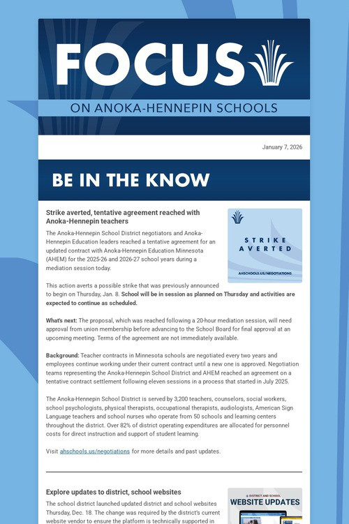 FOCUS on Anoka-Hennepin - Jan. 2026