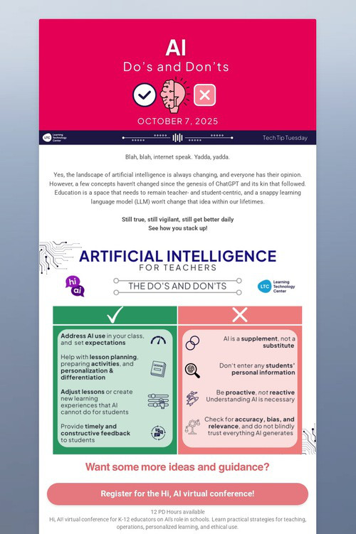 AI Do's and Don'ts
