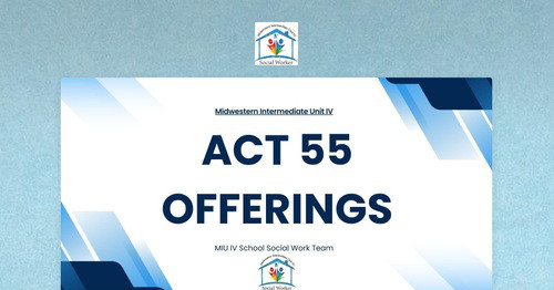 Act 55 Offerings
