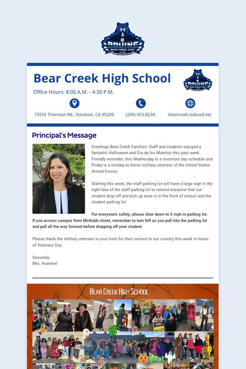 11/05/2023 BCHS Weekly Newsletter