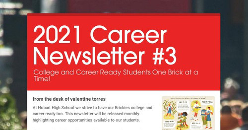 2021 Career Newsletter #3