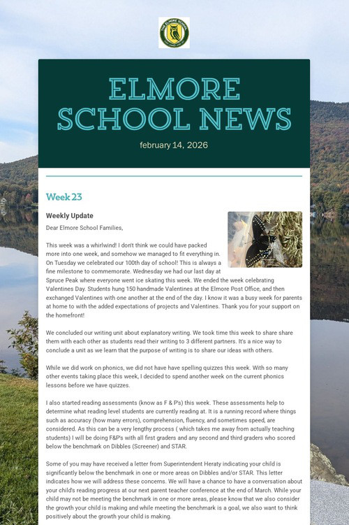 ELMORE School News