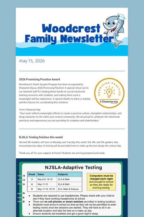 Family Newsletter