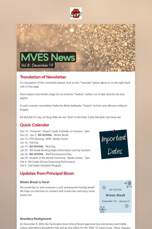 MVES News