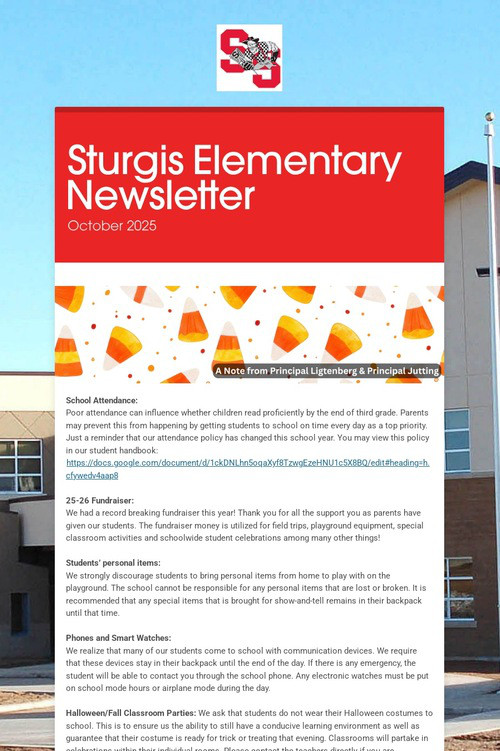 Sturgis Elementary Newsletter