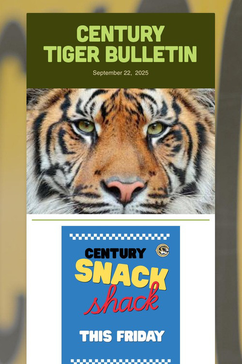 CENTURY              TIGER BULLETIN