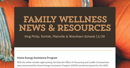 Family Wellness News & Resources