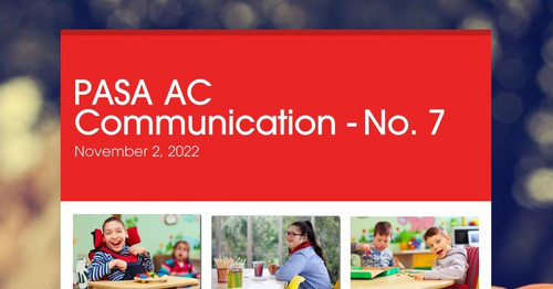 PASA AC Communication - No. 7