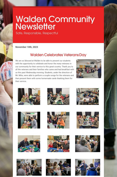 Walden Community Newsletter