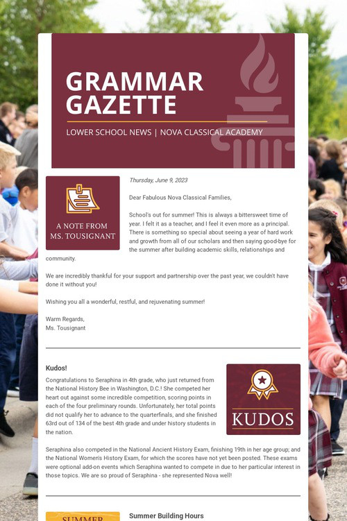 GRAMMAR GAZETTE