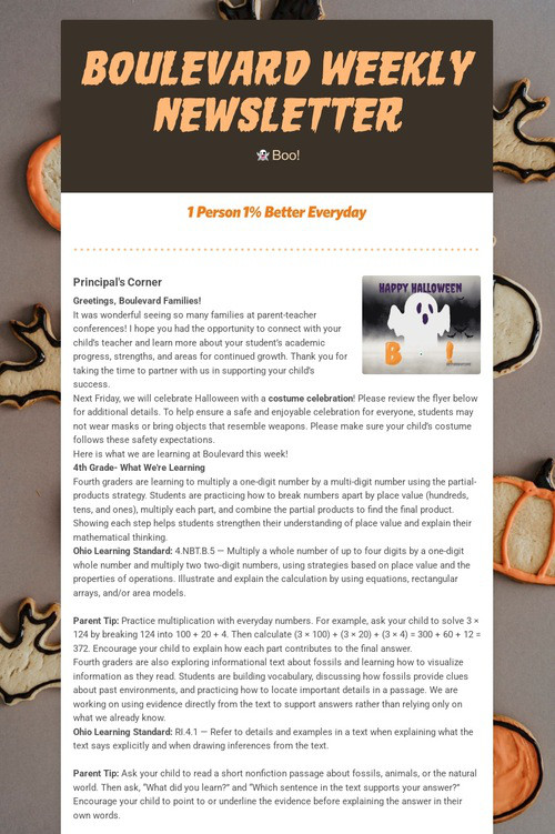 Boulevard Weekly Newsletter