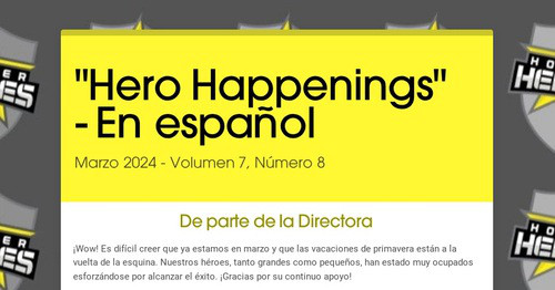 "Hero Happenings" - En español