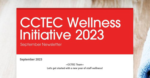CCTEC Wellness Initiative 2023