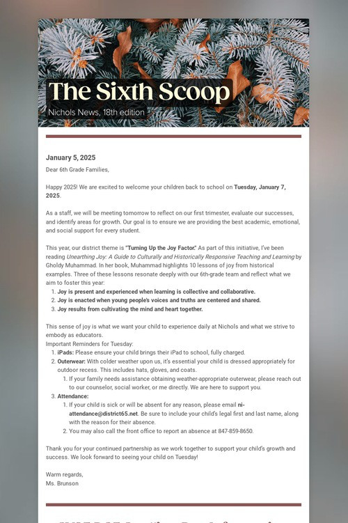The Sixth Scoop