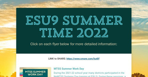ESU9 Summer Time 2022