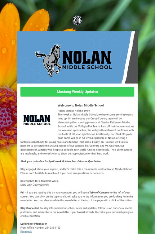 Weekly Update