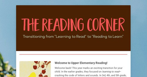 The Reading Corner
