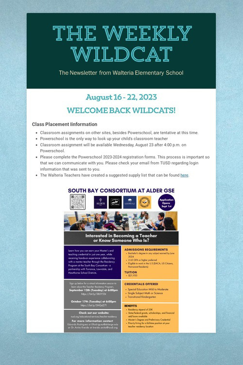 The Weekly Wildcat