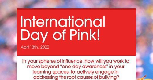 International Day of Pink!