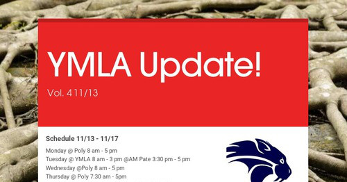 YMLA Update! | Smore Newsletters