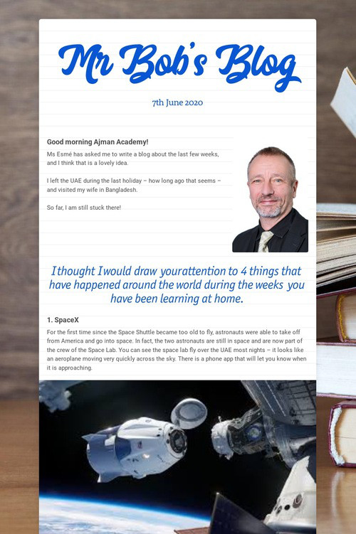 Mr Bob's Blog