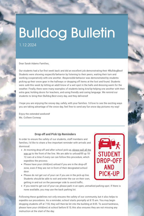 Bulldog Bulletin
