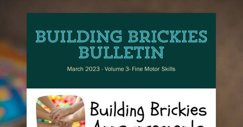 Building Brickies Bulletin