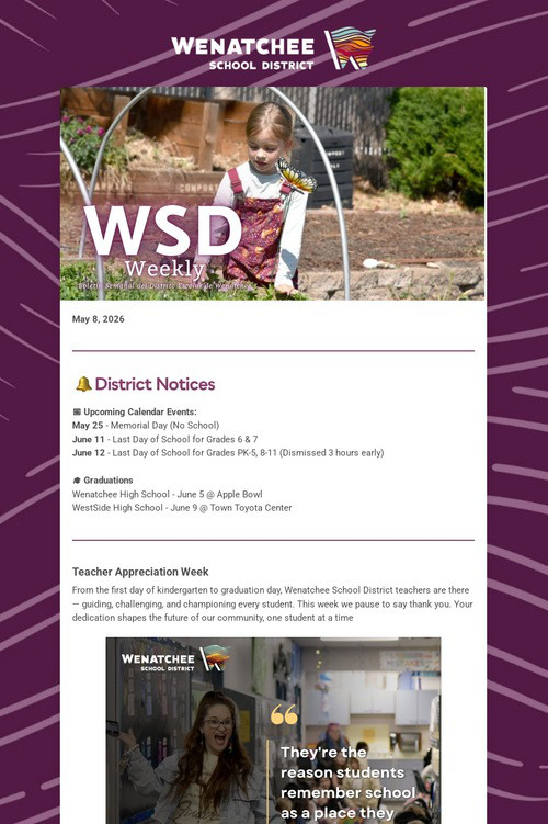 WSD Weekly