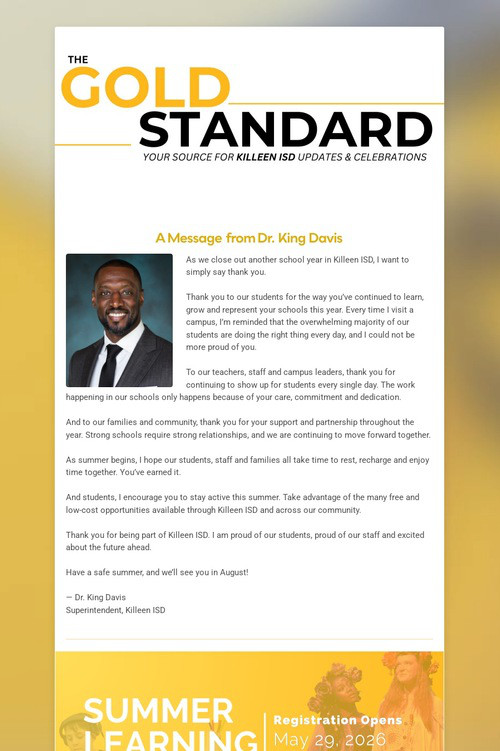 The KISD Gold Standard