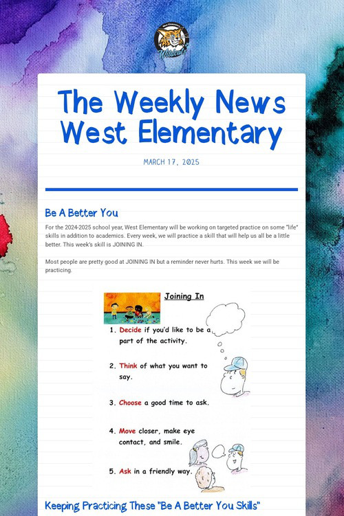 The Weekly News West Elementary