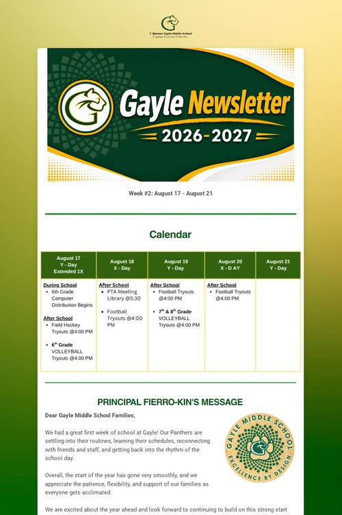 Gayle Newsletter