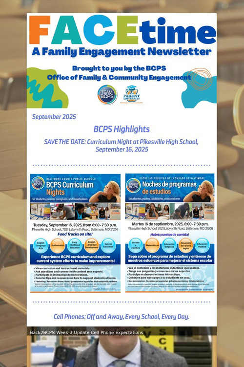 FACEtime Newsletter