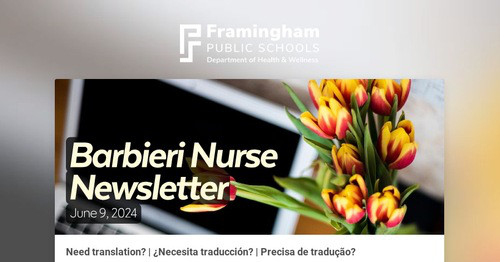 Barbieri Nurse Newsletter