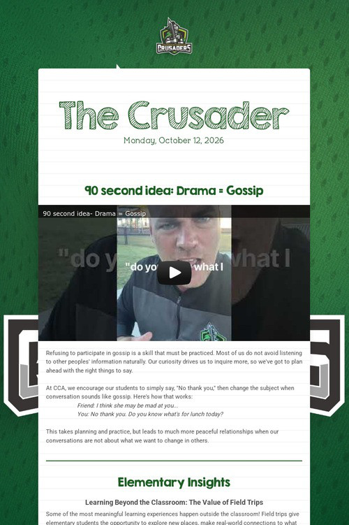 The Crusader 10/12