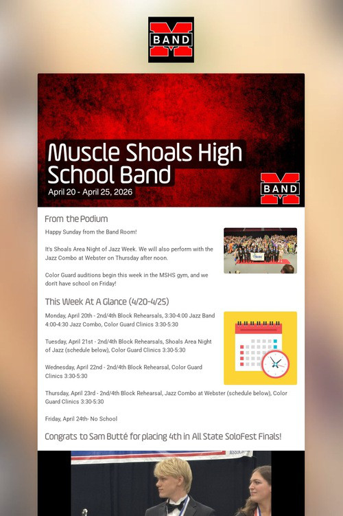 Muscle Shoals High School Band