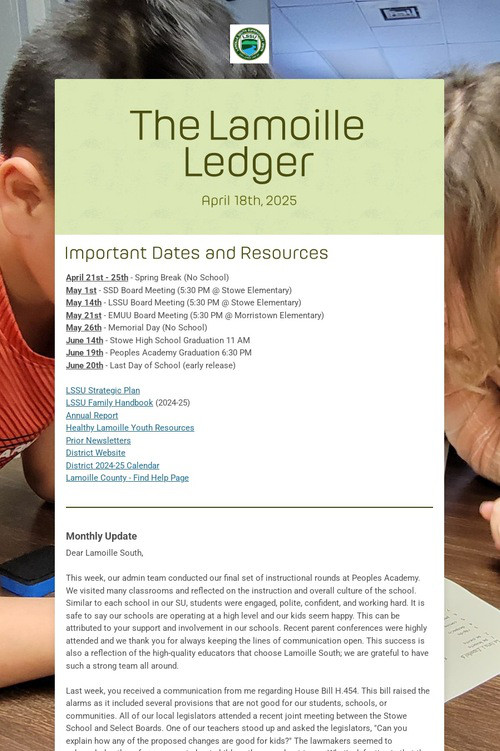 The Lamoille Ledger