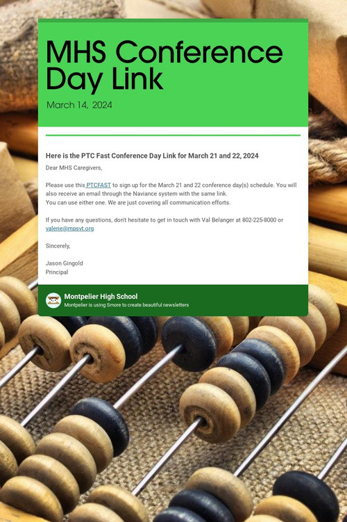 MHS Conference Day Link