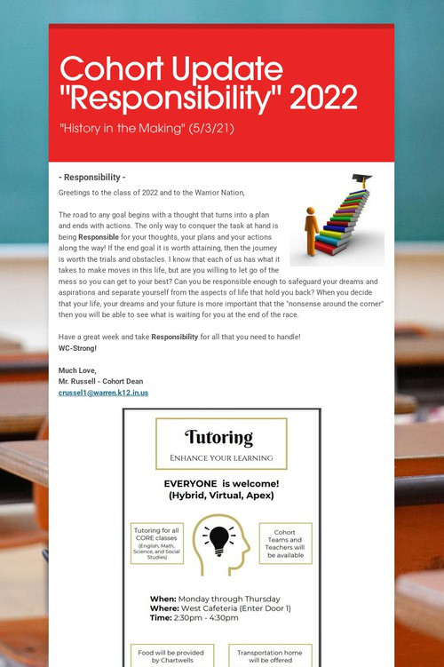 Cohort Update "Responsibility" 2022
