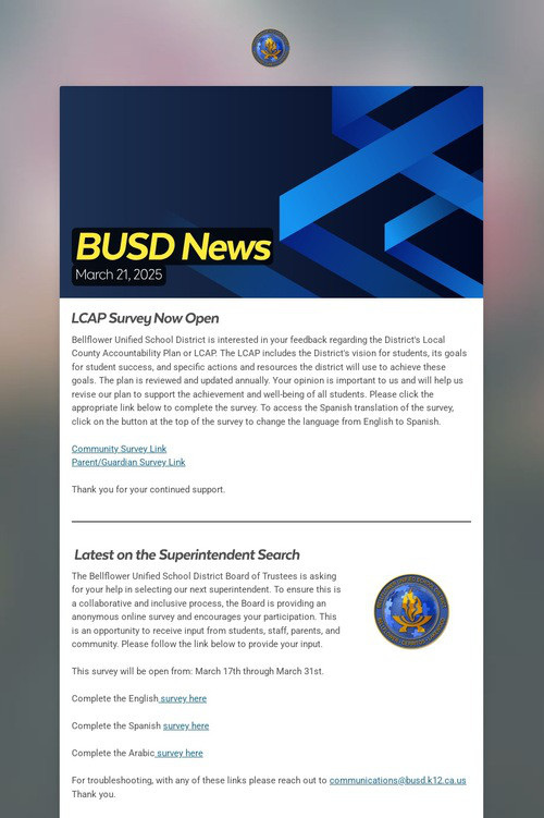 BUSD News