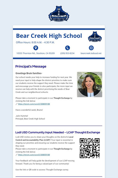 04/13/2025 BCHS Weekly Newsletter