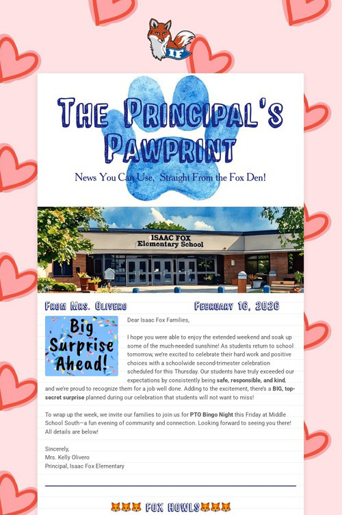 The Principal's Pawprint
