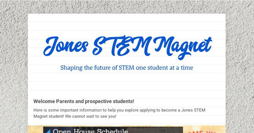 Jones STEM Magnet